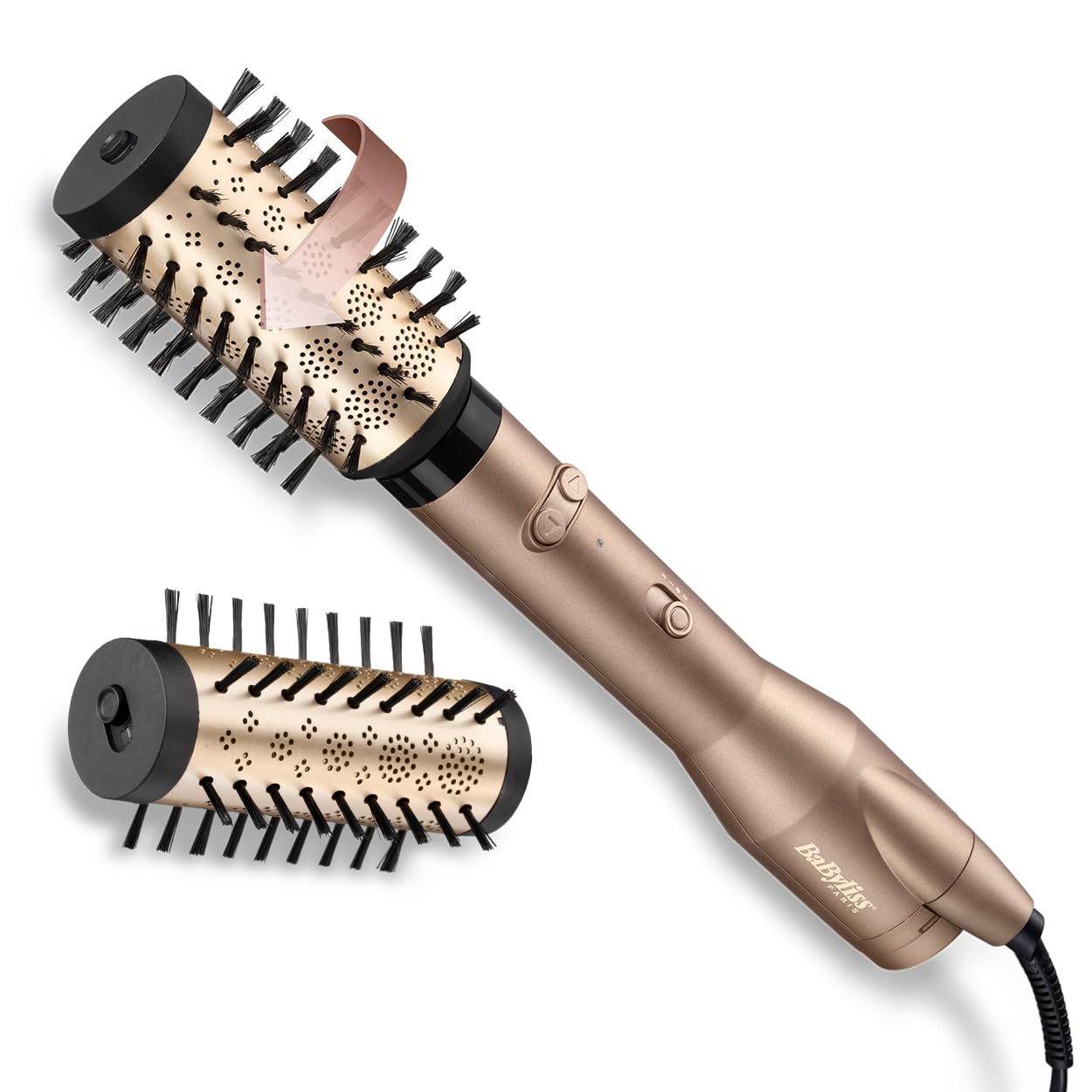 BaByliss Big Hair Dual – Die virale Warmluftbürste für den perfekten Blow-Out Look zu Hause - Arenvo