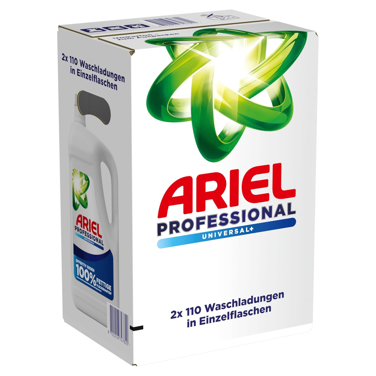 Ariel Professional Flüssigwaschmittel 140 Waschladungen Waschmittel Universal+, bekämpft alle Arten von Fettflecken, für den professionellen Gebrauch - Arenvo