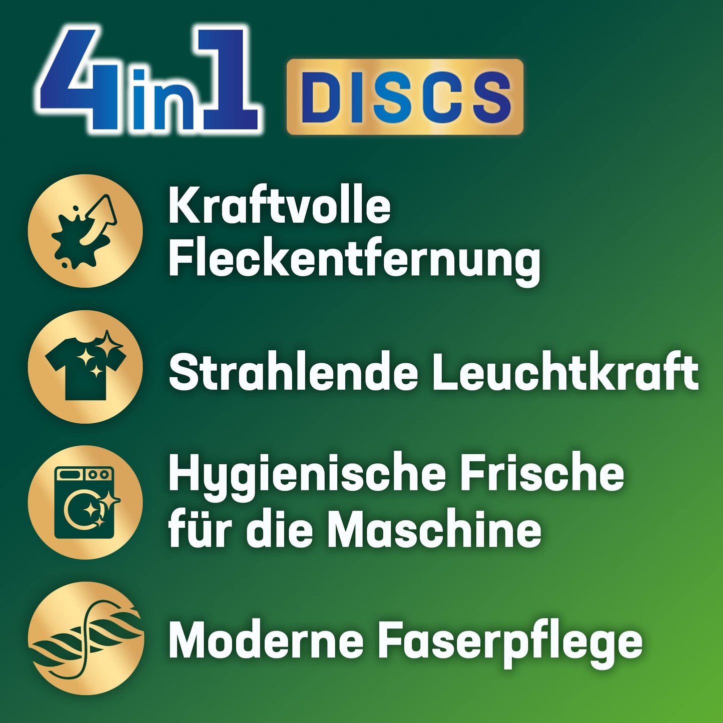 Persil 4in1 Color DISCS 152 WL (2 x 76 Waschladungen), Waschmittel mit Tiefenrein Technologie, Colorwaschmittel für reine Wäsche und hygienische Frische für die Maschine - Arenvo