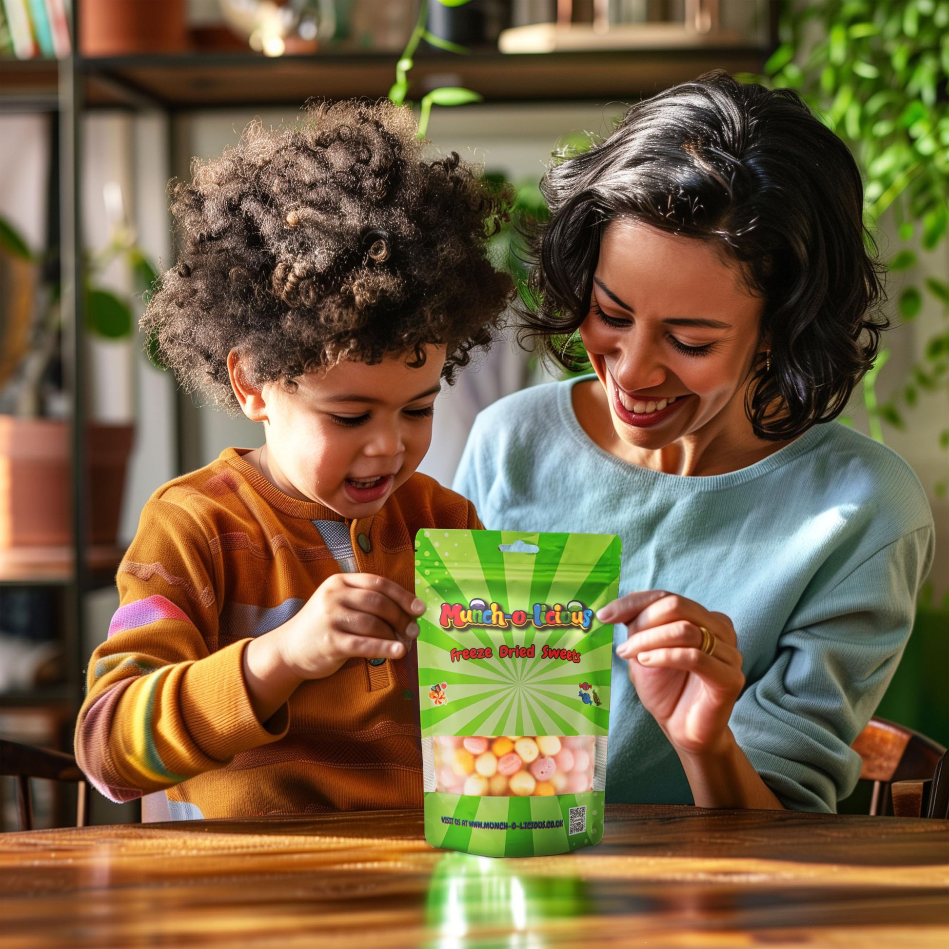 Munch-o-licious Gefriergetrocknete Süßigkeiten Minis 150g - Juicy Freeze Dried Candy - Süßigkeiten Gefriergetrocknet - Frischer Fruchtgenuss - Knuspriger Snack für Alle - Arenvo